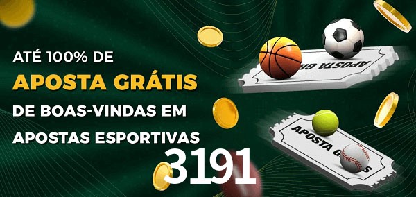 3191 Ate 100% de Aposta Gratis